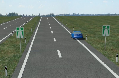 Ar leidžiama kirsti kelių horizontaliojo ženklinimo baltą ištisinę liniją